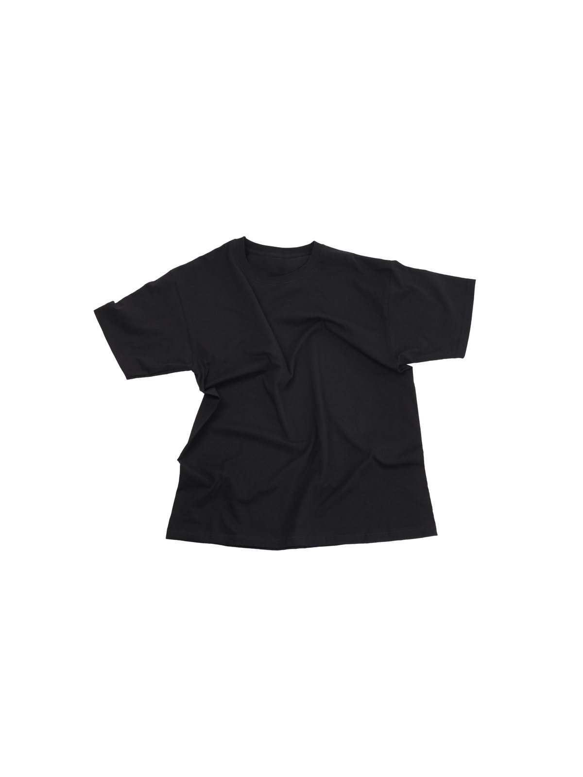 Camiseta negra de algodón
