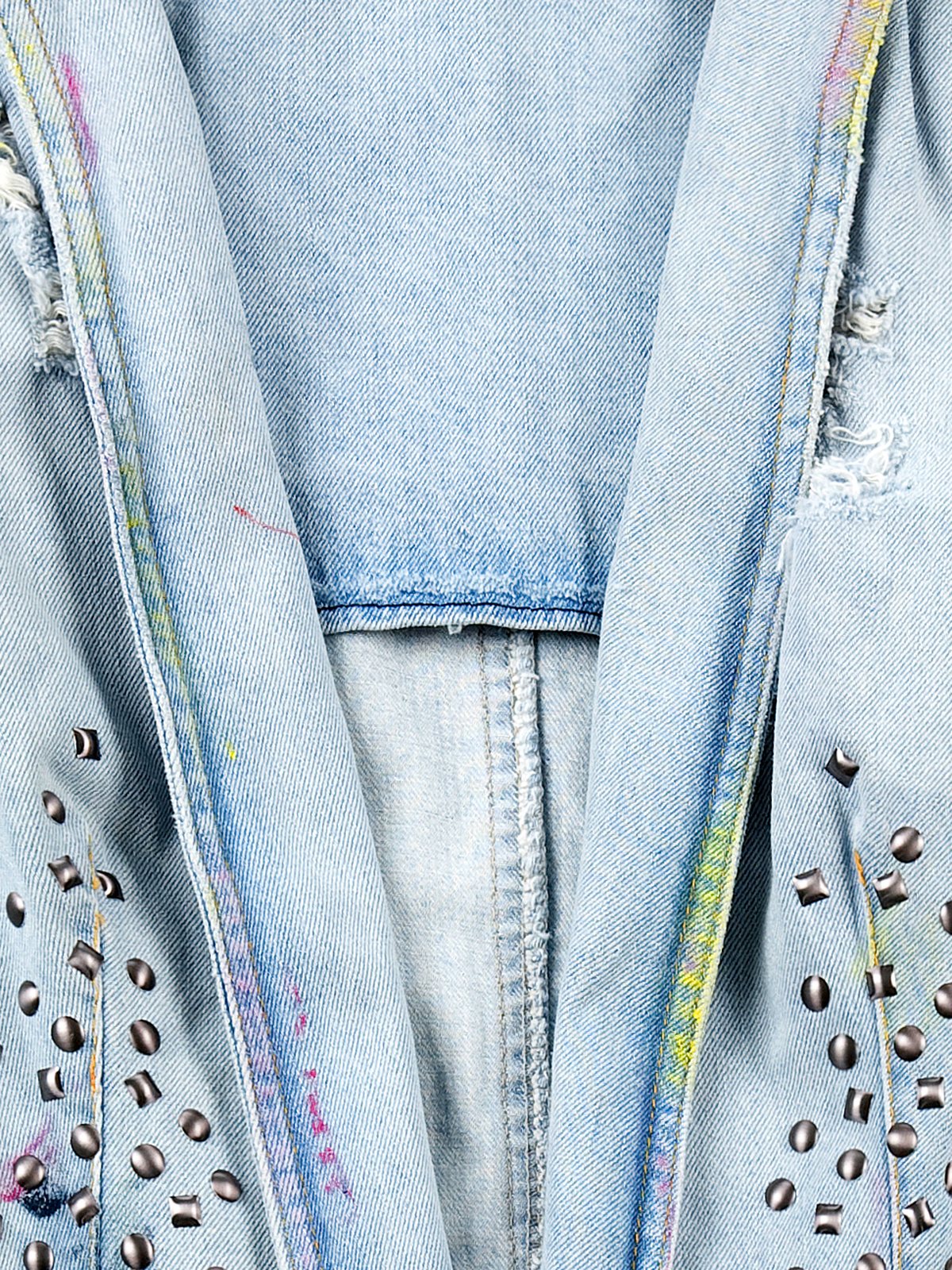 Chaleco vaquero — detalle