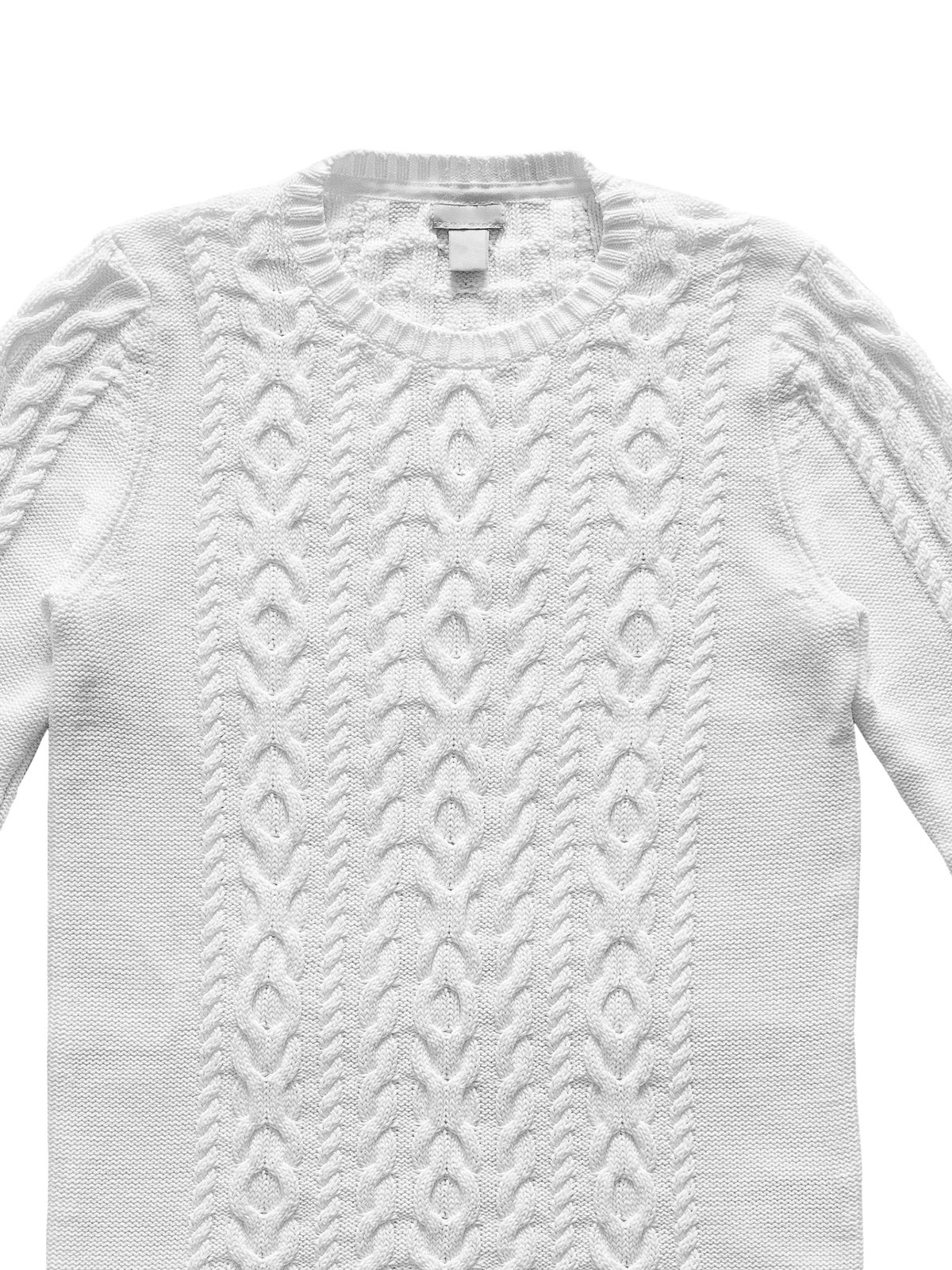Jersey de ochos blanco — detalle