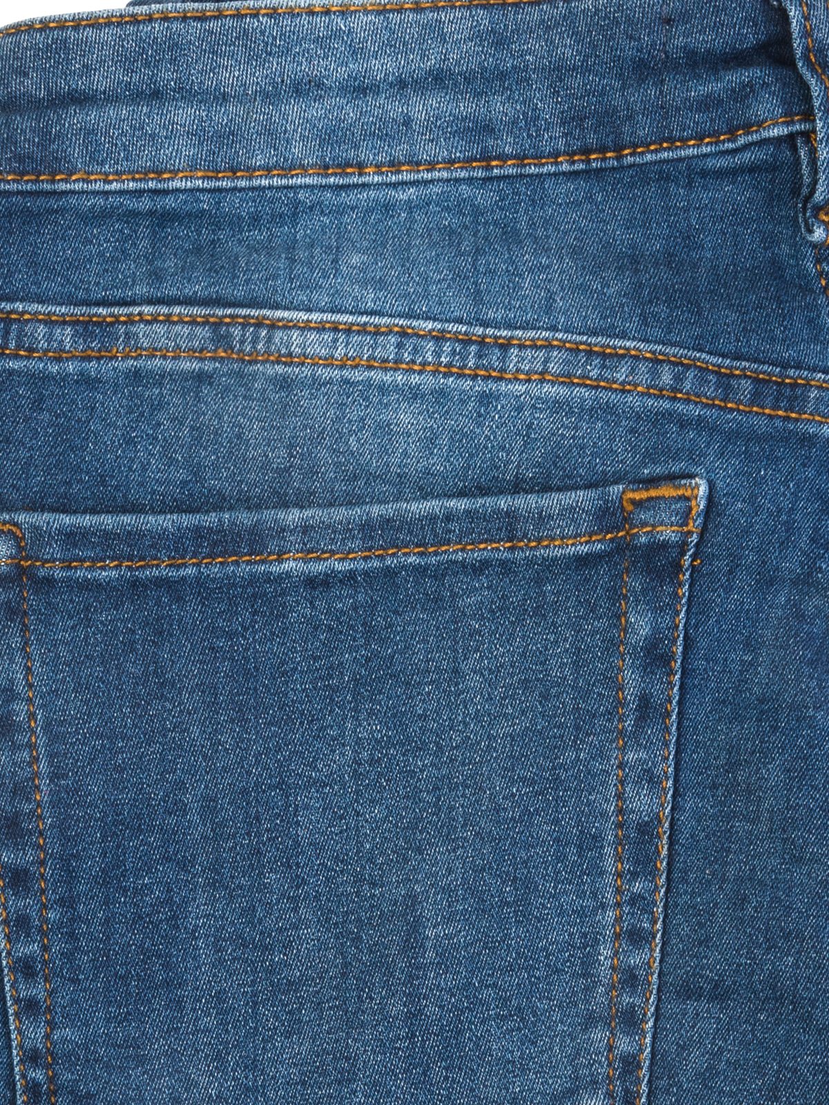 Vaquero recto azul — detalle