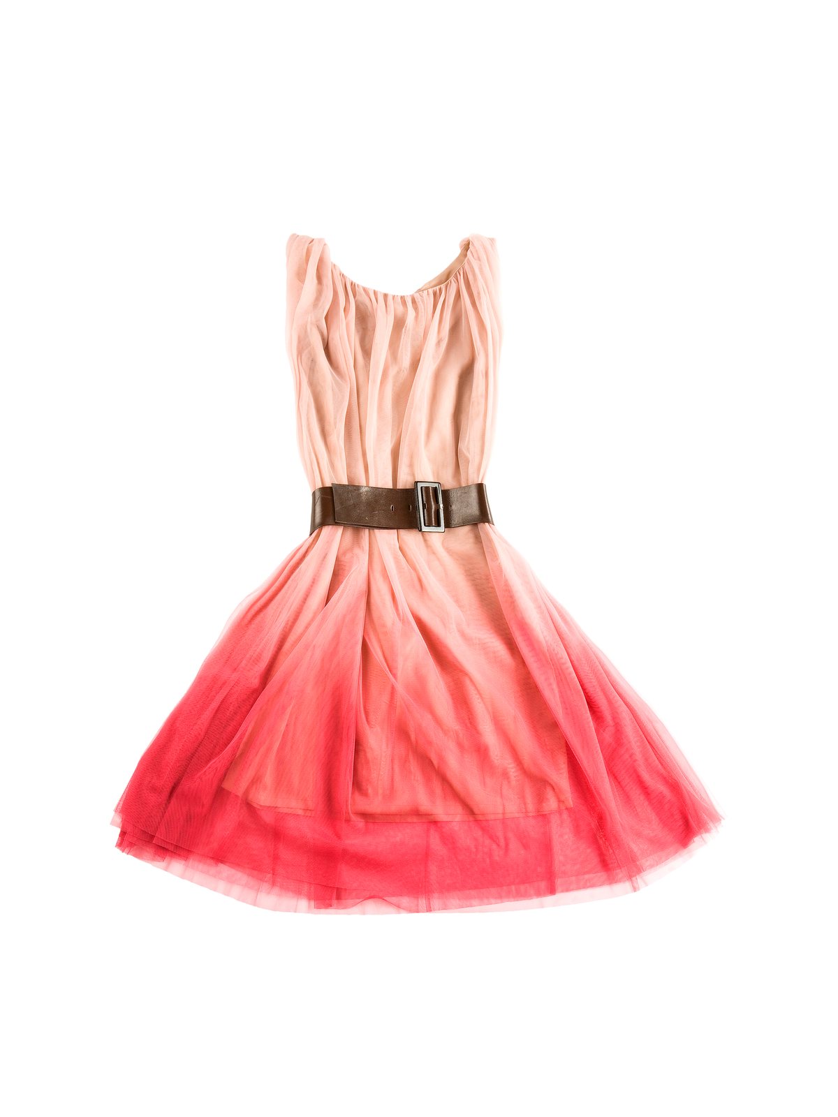 Vestido de tul degradado