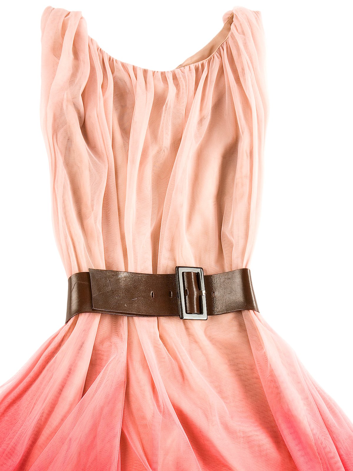 Vestido de tul degradado — detalle